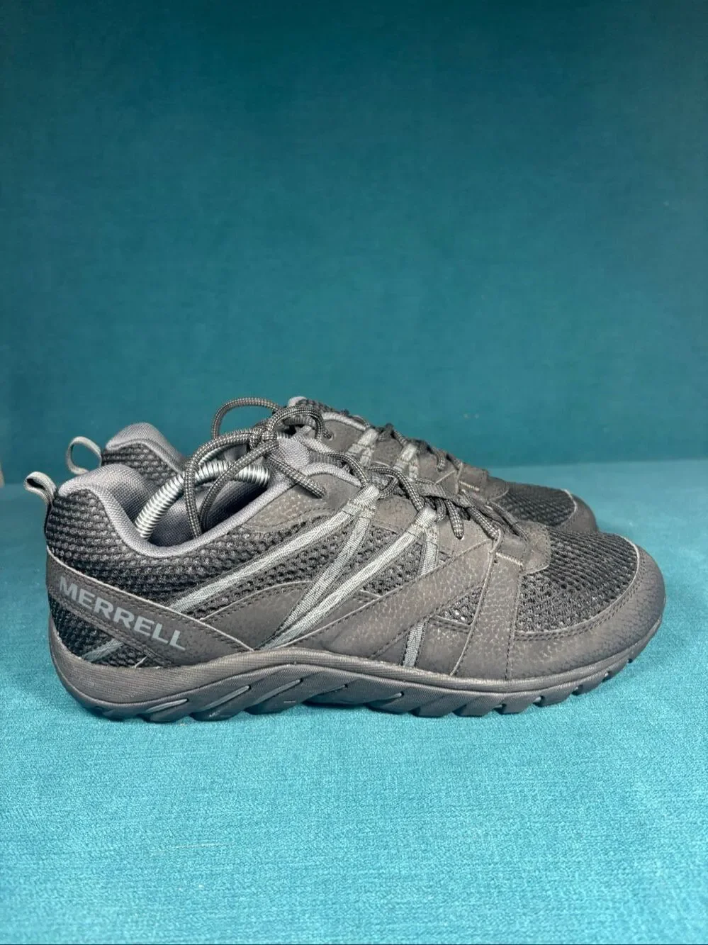 Merrell Trail Glove 6 Men's Size 10 Black Charcoal Minimalist Trail Shoes J03611